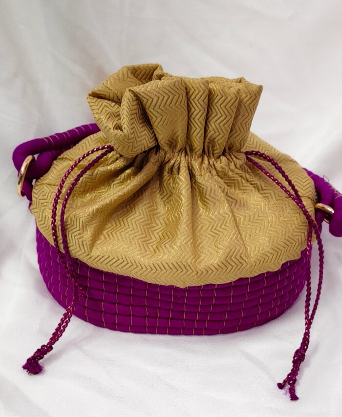 Handmade Fabric Gift Hamper Basket-S